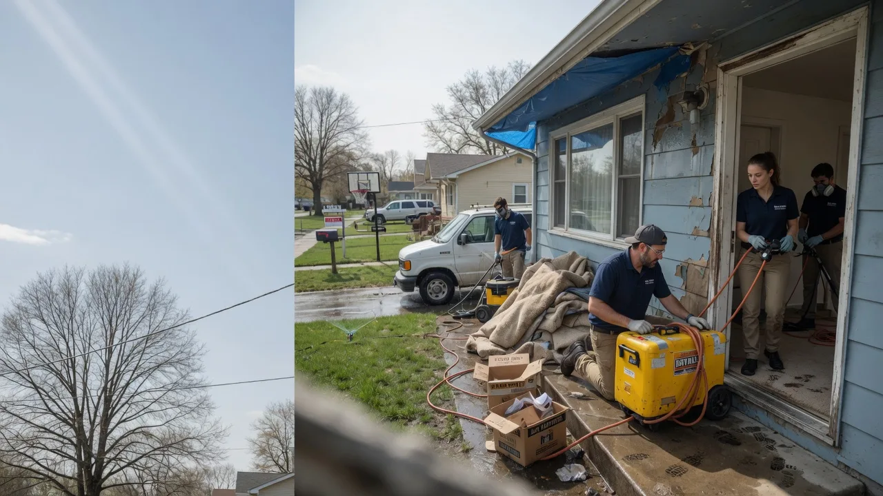 Basement Flood Cleanup in Michigan City, IN near me